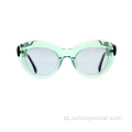 Vintage UV400 CAT OLHO OLHO ACETATE SUNGLASSES 2022